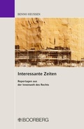 Cover: Interessante Zeiten - Boorberg