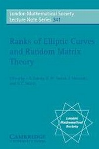Abbildung von: Ranks of Elliptic Curves and Random Matrix Theory - Cambridge University Press