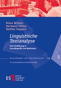 Cover: Linguistische Textanalyse - Erich Schmidt Verlag