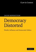Cover: Democracy Distorted - Cambridge University Press