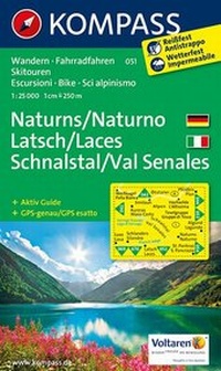 Abbildung von: KOMPASS Wanderkarte Naturns - Latsch - Schnalstal / Naturno - Laces - Val Senales - KOMPASS-Karten