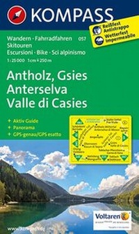Abbildung von: KOMPASS Wanderkarte Antholz - Gsies - Anterselva - Valle di Casies - KOMPASS-Karten