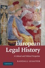 Cover: European Legal History - Cambridge University Press