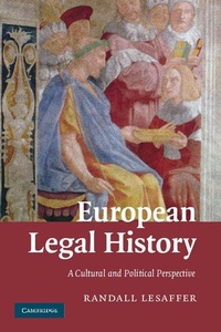 Enlarge image Cover: European Legal History - Cambridge University Press
