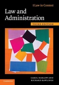 Cover: Law and Administration - Cambridge University Press