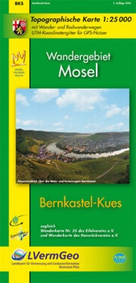 Abbildung von: Bernkastel-Kues/Mosel (WR) - Landesamt für Vermessung und Geobasisinformation Rheinland-Pfalz