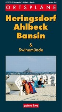 Abbildung von: Ortspläne Heringsdorf, Ahlbeck, Bansin & Swinemünde/Swinoujscie - grünes herz