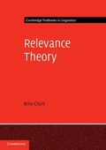 Cover: Relevance Theory - Cambridge University Press
