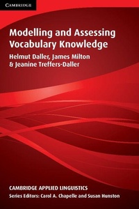 Enlarge image Cover: Modelling and Assessing Vocabulary Knowledge - Cambridge University Press