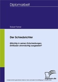 Cover: Der Schiedsrichter - diplom.de