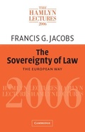 Cover: The Sovereignty of Law - Cambridge University Press