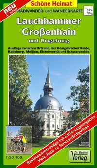 Abbildung von: Radwander- und Wanderkarte Lauchhammer, Großenhain und Umgebung - Barthel, A