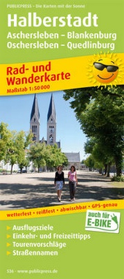 Abbildung von: Halberstadt - Aschersleben - Blankenburg - Oschersleben - Quedlinburg - Freytag-Berndt und ARTARIA