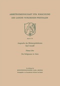 Cover: Ansprache des Ministerpr&auml;sidenten Karl Arnold. Die Religionen in Asien - VS Verlag f&uuml;r Sozialwissenschaften