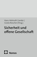 Cover: Sicherheit und offene Gesellschaft - Nomos