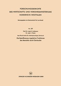 Cover: Die Beeinflussung vegetativer Funktionen des Menschen durch Ger&auml;usche - VS Verlag f&uuml;r Sozialwissenschaften