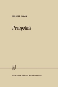 Enlarge image Cover: Preispolitik - Springer Gabler