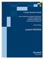 Cover: Future Business Clouds - utzverlag GmbH