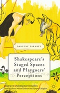 Cover: Shakespeare's Staged Spaces and Playgoers' Perceptions - Palgrave Macmillan