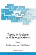 Cover: Topics in Analysis and Its Applications - Springer