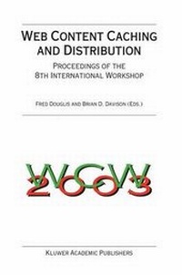 Enlarge image Cover: Web Content Caching and Distribution - Springer