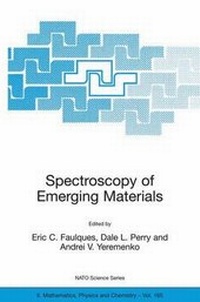 Enlarge image Cover: Spectroscopy of Emerging Materials - Springer