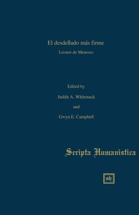 Abbildung von: El Desde?ado M?s Firme - Scripta Humanistica