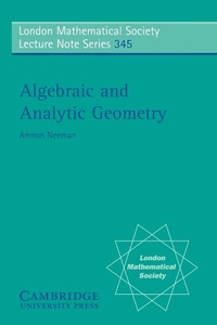 Abbildung von: Algebraic and Analytic Geometry - Cambridge University Press
