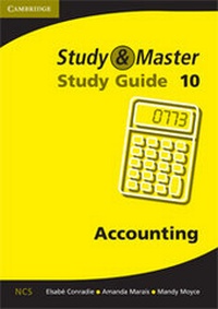 Enlarge image Cover: Study and Master Accounting Grade 10 Study Guide - Cambridge University Press