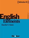 Cover: English Elements Refresher B1 - Hueber Verlag