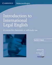 Abbildung von: Introduction to International Legal English Teacher's Book - Cambridge University Press