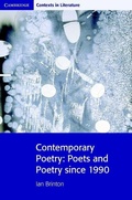 Cover: Contemporary Poetry - Cambridge University Press