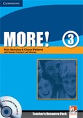 Cover: More! Level 3 Teacher's Resource Pack with Testbuilder CD-ROM/Audio CD - Cambridge University Press