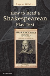 Enlarge image Cover: How to Read a Shakespearean Play Text - Cambridge University Press