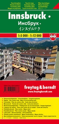 Abbildung von: Innsbruck, Touristenplan 1:5.000 - 1:12.000 - Freytag-Berndt und ARTARIA