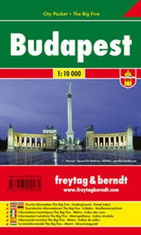 Abbildung von: Budapest, City Pocket + The Big Five, Stadtplan 1:10.000 - Freytag-Berndt und ARTARIA