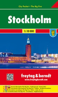 Abbildung von: Stockholm, Stadtplan 1:10 000, City Pocket + The Big Five - Freytag-Berndt und ARTARIA
