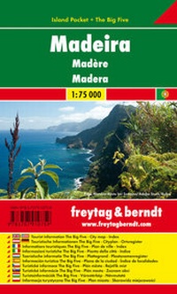 Abbildung von: Madeira, Autokarte 1:75.000, Island Pocket + The Big Five - Freytag-Berndt und ARTARIA