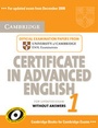 Cover: Cambridge Certificate in Advanced English 1 for updated exam Student's Book without answers - Cambridge University Press