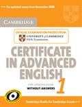 Cover: Cambridge Certificate in Advanced English 1 for updated exam Student's Book without answers - Cambridge University Press