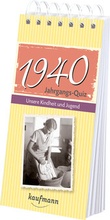 Cover: Jahrgangs-Quiz 1940 - Kaufmann Verlag