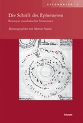 Cover: Die Schrift des Ephemeren - Schwabe Verlagsgruppe AG Schwabe Verlag