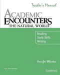 Cover: Academic Encounters: The Natural World Teacher's Manual - Cambridge University Press