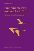 Cover: Eine Summe ist's und auch ein Tun - Freies Geistesleben