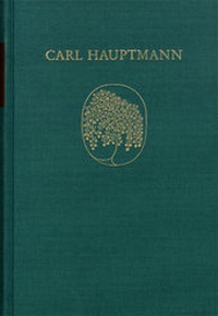 Abbildung von: Carl Hauptmann: Sämtliche Werke / Band XI,I: Wissenschaftliche Schriften (Text) - frommann-holzboog