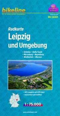 Abbildung von: Radkarte Leipzig und Umgebung (RK-SAX01) - Esterbauer