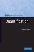 Cover: Quantification - Cambridge University Press