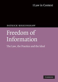 Abbildung von: Freedom of Information - Cambridge University Press