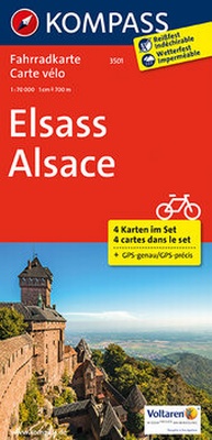 Abbildung von: Elsass / Alsace - KOMPASS-Karten