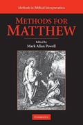 Cover: Methods for Matthew - Cambridge University Press